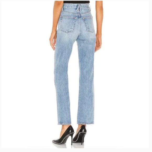 SLVRLAKE London High Rise Straight Jeans Size 31 Heartache Wash - Picture 3 of 16